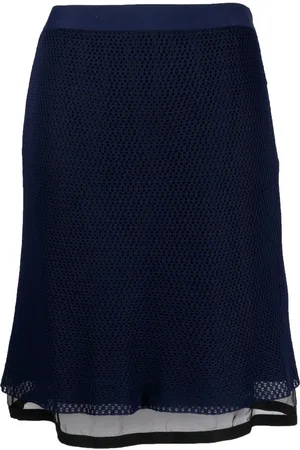 Dior 2010s mesh layered skirt