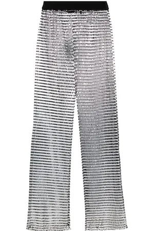 ROTATE Crystal-embellished trousers