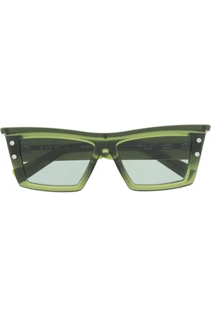 Balmain Square-frame tinted sunglasses