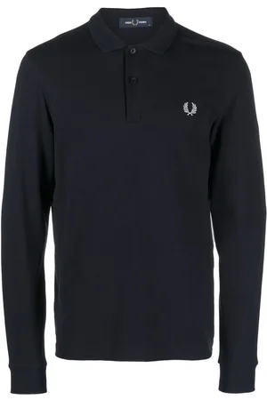 Fred Perry Crest-motif polo shirt