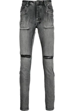 KSUBI Chitch Hypnotize Trashed mid-rise slim-fit jeans