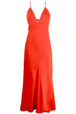 Stella McCartney V-neck floor-length dress