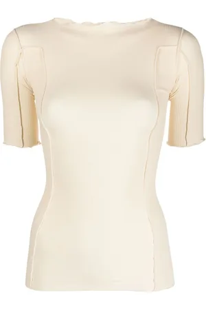 Baserange Omato stretch-organic cotton top