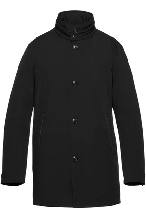 Norwegian Wool Padded single-breasted coat