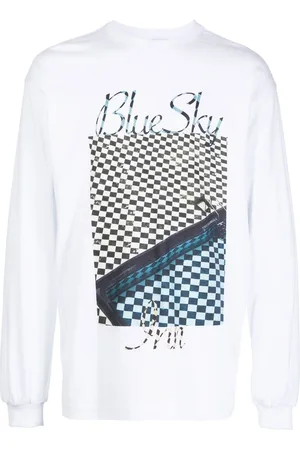 BLUE SKY INN Logo-print long-sleeve T-shirt