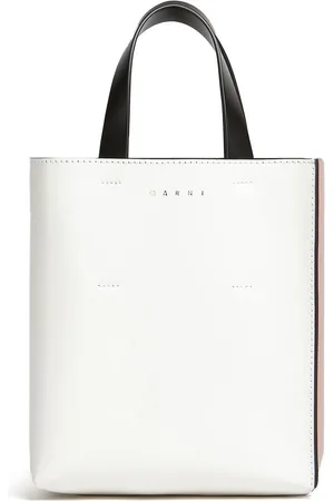 Marni Two-tone leather tote bag