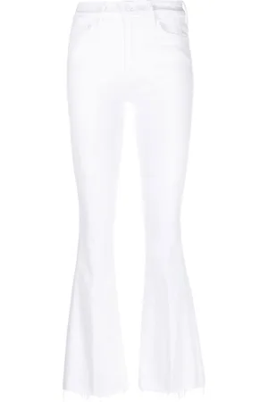 Mother Frayed flared jeans