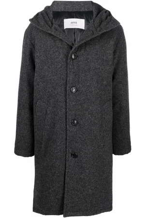 Ami Single-breasted wool coat