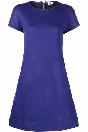 C.P. Company 2000s removable collar A-line dress