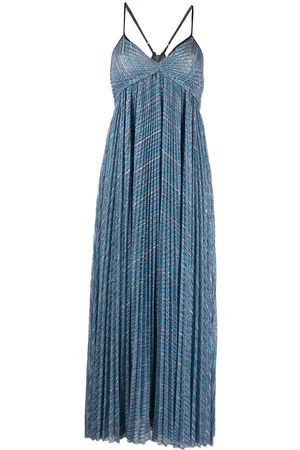 FORTE FORTE Pleated empire-line dress