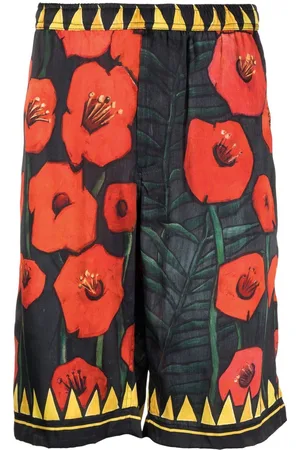 Endless Joy Floral-print silk shorts