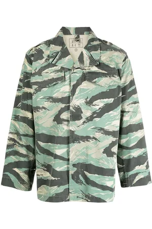 Maharishi Camouflage-print long-sleeve shirt