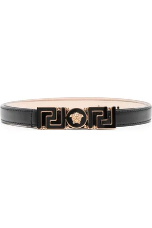 VERSACE Greca Goddess leather belt