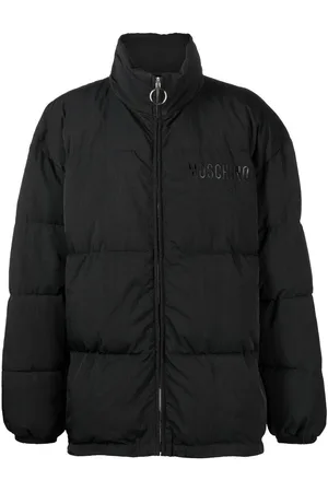 Moschino Logo-print padded coat