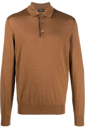 Ermenegildo Zegna Knitted long-sleeve polo shirt