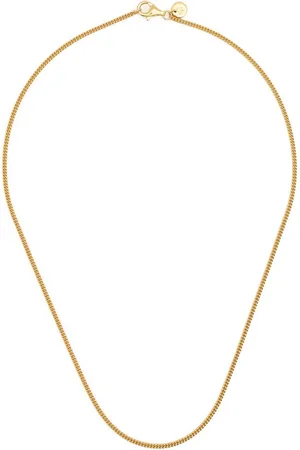 TOM WOOD Slim Curb Chain necklace