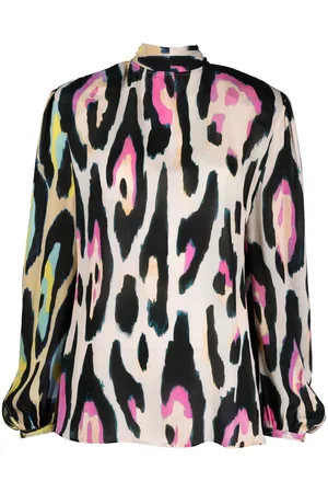 Roberto Cavalli Leopard print long-sleeve shirt