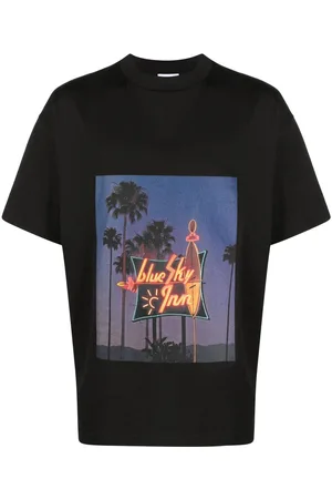 BLUE SKY INN Cotton graphic-print T-shirt