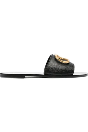 VALENTINO GARAVANI VLogo Signature leather slides