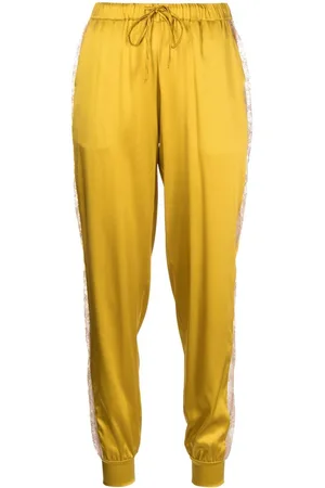 CARINE GILSON Tapered silk trousers