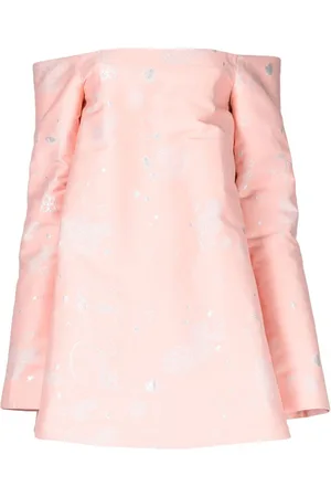 Macgraw Virtuoso off-shoulder jacquard dress