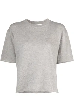 Lisa Yang Short-sleeved knitted top
