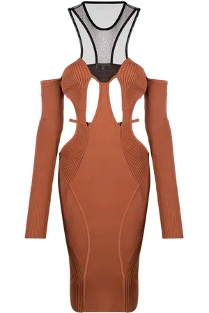 Nensi Dojaka Cut-out halterneck midi dress
