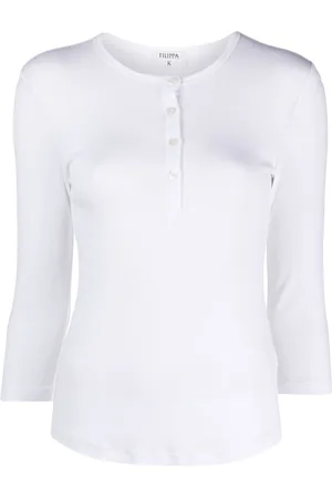 Filippa K Button-up jersey top