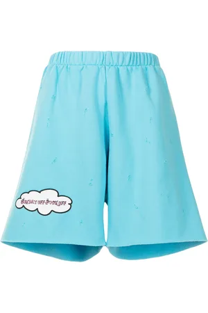Natasha Zinko Sunday distressed jersey shorts