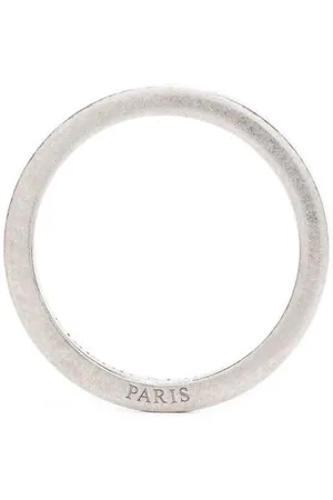 Maison Margiela Engraved hoop earrings