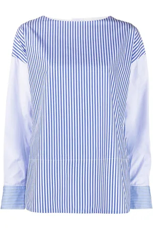 CO Striped patchwork blouse