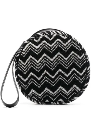 Missoni Keith chevron-knit beauty case