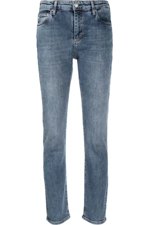AG Jeans High-rise straight-leg jeans