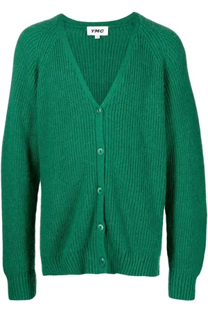YMC Kurt ribbed-knit cardigan