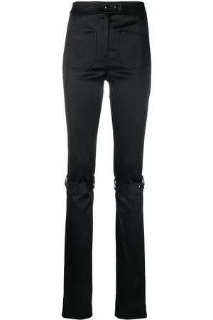Courrèges Strap satin trousers