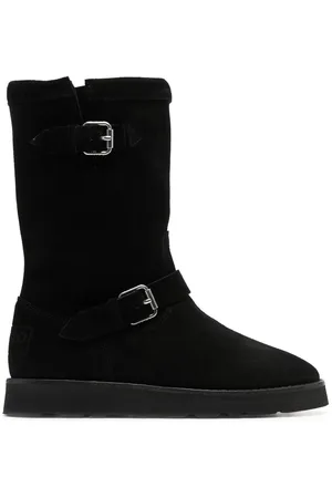 Kenzo Buckle-detail suede boots
