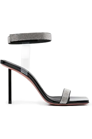 Amina Muaddi Rih 95mm crystal-embellished sandals
