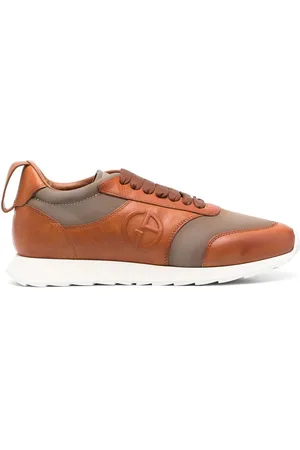 Giorgio Armani Panelled low-top sneakers