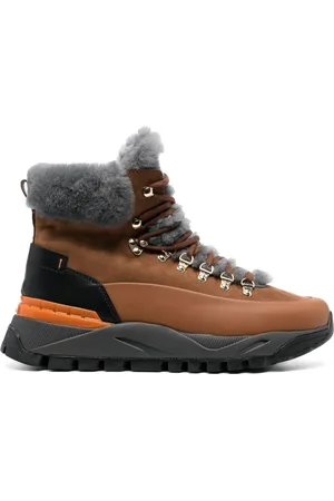santoni Shearling lining ankle boots