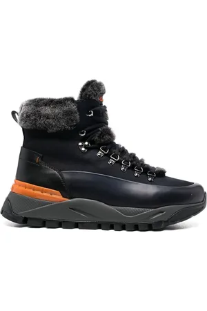 santoni Shearling lining ankle boots