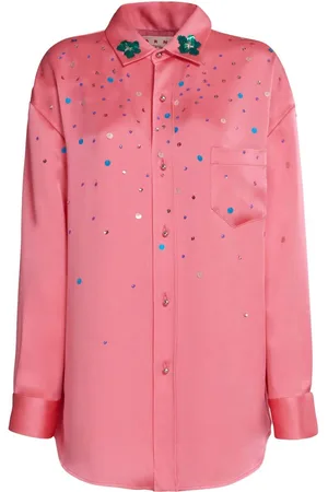Marni Sequin-embellished oversized shirt