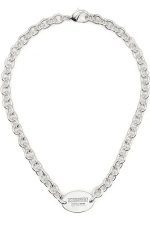 Dsquared2 Dog-tag chain-link necklace