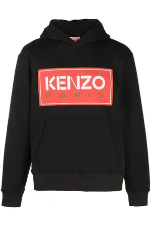 Kenzo Logo-patch hoodie