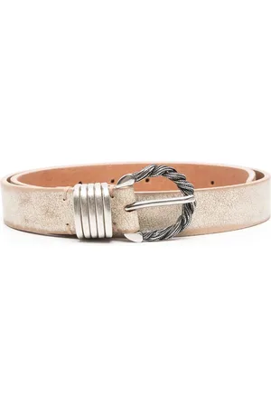 Golden Goose Worn-effect spiral belt