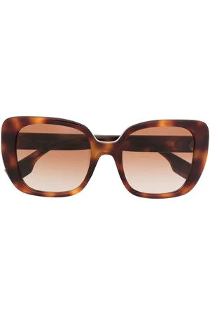Burberry Tortoiseshell-effect square-frame sunglasses