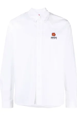 Kenzo Boke Flower-embroidered button-down shirt
