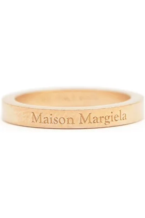 Maison Margiela Logo-engraved band ring
