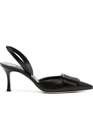 Manolo Blahnik Buckle-detail slingback pumps
