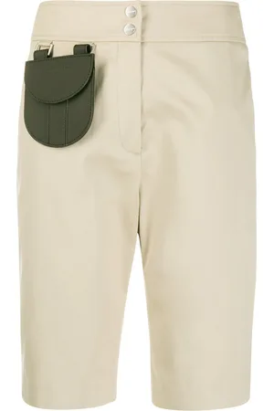 Palm Angels Contrasting pocket knee-length shorts