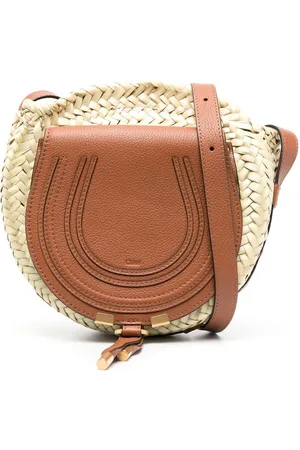 Chloé Marci Raffia crossbody bag